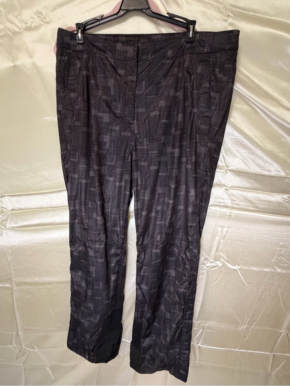 Sunice Tornado FlexVent Women’s XL Waterproof Golf Rain Pants Geometric